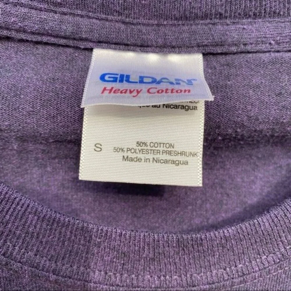 Gildan Strictly for my Ninjas Funny Graphic Tee Blue T- Shirt Size S - Picture 3 of 10